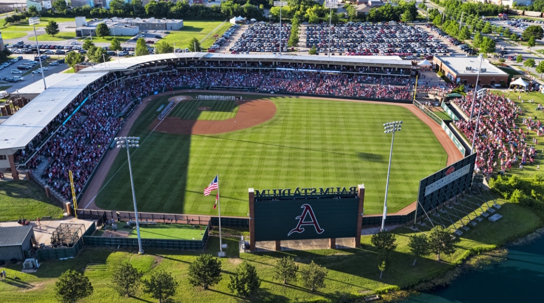 Baum-Walker Stadium hosts NCAA Regional again—Razorbacks claim third straight postseason in Fayetteville. Get loud, Hog fans!…