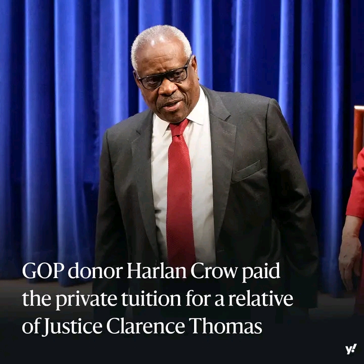 COURT UNDER FIRE: Report Reveals Harlan Crow Covered Boarding School Fees for Justice Thomas’ Relative — Disclos…