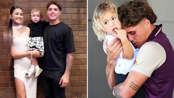 Just In: The NRL world turns its attention to Brisbane Broncos after reunion of star Reece Walsh as heartfelt news emerges involving his daughter Leila and ex-partner Freda Puru.