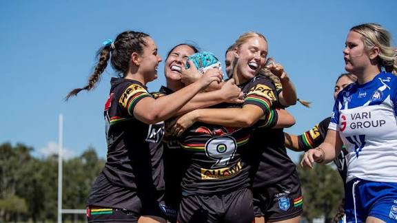 HISTORIC TRIUMPH:  The Celebration of inaugural Panthers Women’s team that held 26-16 win have totally Eradicate the…